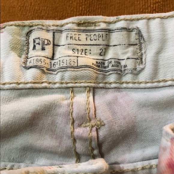 Free people floral jeans - Picture 4 of 5